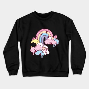 Overwhelmed Rainbow Crewneck Sweatshirt